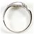 Autre Marque Platin-Bandring mit Diamant - Ansicht 3