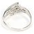 Autre Marque Platin-Bandring mit Diamant - Ansicht 4