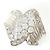 Autre Marque PT900 Platin-Bandring mit Diamant
