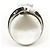 Autre Marque PT900 Platin-Bandring mit Diamant - Ansicht 3
