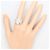Autre Marque PT900 Platin-Bandring mit Diamant - Ansicht 7