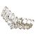 Autre Marque Platin-Bandring mit Diamant