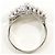 Autre Marque Platin-Bandring mit Diamant - Ansicht 3