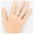 Autre Marque Platin-Bandring mit Diamant - Ansicht 7