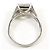 Autre Marque Platin-Bandring mit Diamant - Ansicht 3