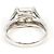 Autre Marque Platin-Bandring mit Diamant - Ansicht 4