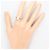 Autre Marque Platin-Bandring mit Diamant - Ansicht 7