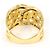 Autre Marque Ehering aus Platin und Gelbgold mit Diamant Golden - Ansicht 4