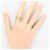 Autre Marque Ehering aus Platin und Gelbgold mit Diamant Golden - Ansicht 6