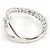 Autre Marque Platin-Bandring mit Diamant - Ansicht 4