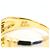 Autre Marque Ehering aus 18K Gelbgold und Platin mit Diamant Golden - Ansicht 5