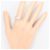 Autre Marque PT900 Platin-Bandring mit Diamant - Ansicht 6
