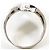 Autre Marque Platin-Bandring PT850 mit Diamant - Ansicht 3