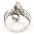 Autre Marque Platin-Bandring PT850 mit Diamant - Ansicht 4