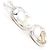 Autre Marque Collana in oro bianco 18K e diamanti Marrone D'oro - vista 2