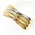 Autre Marque Anello fede in oro 18K e platino con diamante D'oro
