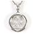 Autre Marque Collana in platino con diamante blu