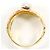 Autre Marque Ehering aus 18K Gold und Platin mit Diamant Golden - Ansicht 3