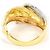 Autre Marque Ehering aus 18K Gold und Platin mit Diamant Golden - Ansicht 4