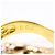 Autre Marque Ehering aus 18K Gold und Platin mit Diamant Golden - Ansicht 6