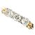 Autre Marque Eleganter Ring aus Platin und Gold mit Diamant Golden