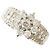 Autre Marque Platinbandring mit rosa Diamanten