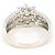 Autre Marque Platinbandring mit rosa Diamanten - Ansicht 4