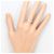 Autre Marque PT900 Platin-Bandring mit Diamant - Ansicht 5