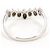 Autre Marque Platin-Bandring mit Diamant - Ansicht 3