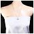 Autre Marque Collana in platino con opale d'acqua e diamante - vista 7