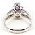 Autre Marque Platin-Bandring mit Rubin und Diamant - Ansicht 4