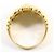 Autre Marque Platin- und Gold-Diamantbandring Golden - Ansicht 3