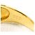 Autre Marque Platin- und Gold-Diamantbandring Golden - Ansicht 6