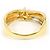 Autre Marque Anello fede con diamanti in oro 18K e platino D'oro - vista 4
