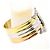 Autre Marque Eleganter Diamant-Bandring in Drei Farben Golden - Ansicht 3