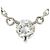 Autre Marque Collana in platino PT850 con diamante