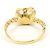 Autre Marque Ringband aus 18K Gelbgold mit Diamant Golden - Ansicht 4