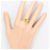 Autre Marque Ringband aus 18K Gelbgold mit Diamant Golden - Ansicht 7