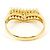 Autre Marque Ringband aus 18K Gelbgold mit Diamant Golden - Ansicht 4