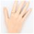 Autre Marque Ringband aus 18K Gelbgold mit Diamant Golden - Ansicht 6