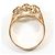 Autre Marque Ehering aus 18K Roségold mit Diamant Golden - Ansicht 3