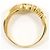 Autre Marque Ring aus 18K Gelbgold mit Diamant Golden - Ansicht 3