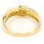 Autre Marque Ring aus 18K Gelbgold mit Diamant Golden - Ansicht 4