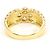 Autre Marque Anello fede in oro giallo 18K e diamanti D'oro - vista 4
