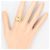 Autre Marque Ringband aus 18K Gelbgold mit Diamant Golden - Ansicht 6