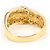 Autre Marque Ringband aus 18K Gelbgold mit Diamant Golden - Ansicht 4