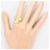 Autre Marque Anello a fascia in oro 18K con diamante D'oro - vista 7