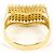 Autre Marque Ringband aus 18K Gelbgold mit Diamant Golden - Ansicht 4