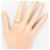 Autre Marque Ringband aus 18K Gelbgold mit Diamant Golden - Ansicht 7
