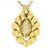 Autre Marque Collana in oro giallo 18K con diamante D'oro